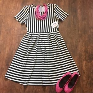 NWT Striped Amelia Dress, Large